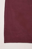 STP-210A-Maroon - 2Pc Ready to Wear Cotton Silk Solid Dress