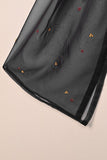 RTW-257-Black - 3Pc Ready to Wear Embroidered Premium Adda Work Organza Dress