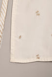 RTW-241-White - 3Pc Ready to Wear Embroidered Premium Adda Work Silk Dress