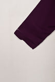 RTW-258-Purple - 3Pc Ready to Wear Embroidered Adda Work Chiffon Dress