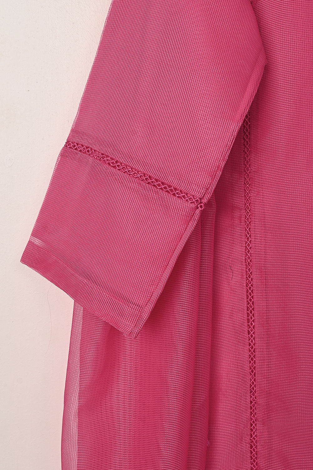 RTW-303-Pink -  3Pc Ready to Wear Javeria Net Dress