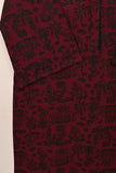 STP-201A-Maroon- 2Pc Ready to Wear Printed Co-Ord Dress