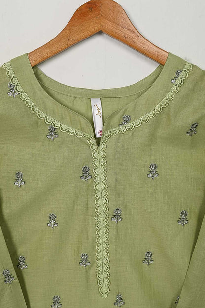STP-118A-Pista - 2PC COTTON EMBROIDERED STITCHED