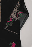 TKF-106-Black - Kids 3Pc Ready to Wear Organza Formal Embroidered Dress
