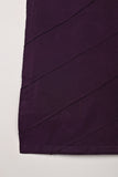 STP-208B-Purple - 2Pc Ready to Wear Cotton Silk Solid Dress