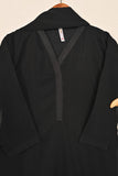 RTW-119-Black -  3Pc Stitched Chiffon Shirt