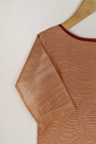 TKF-56-Rust - Kids 3Pc  Javeria Net Dress With Malai Trouser Stitched