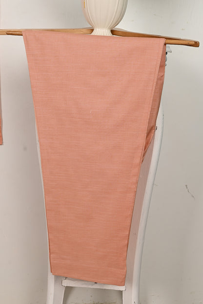 LSTP-1B-Peach - 2Pc Ready to Wear Lawn Slub Dress