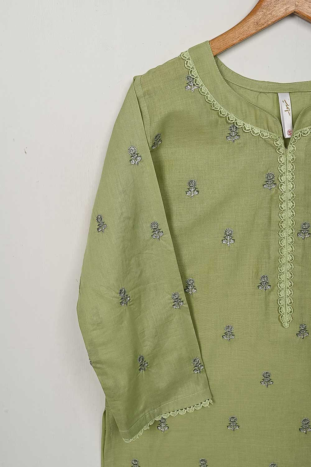 STP-118A-Pista - 2PC COTTON EMBROIDERED STITCHED