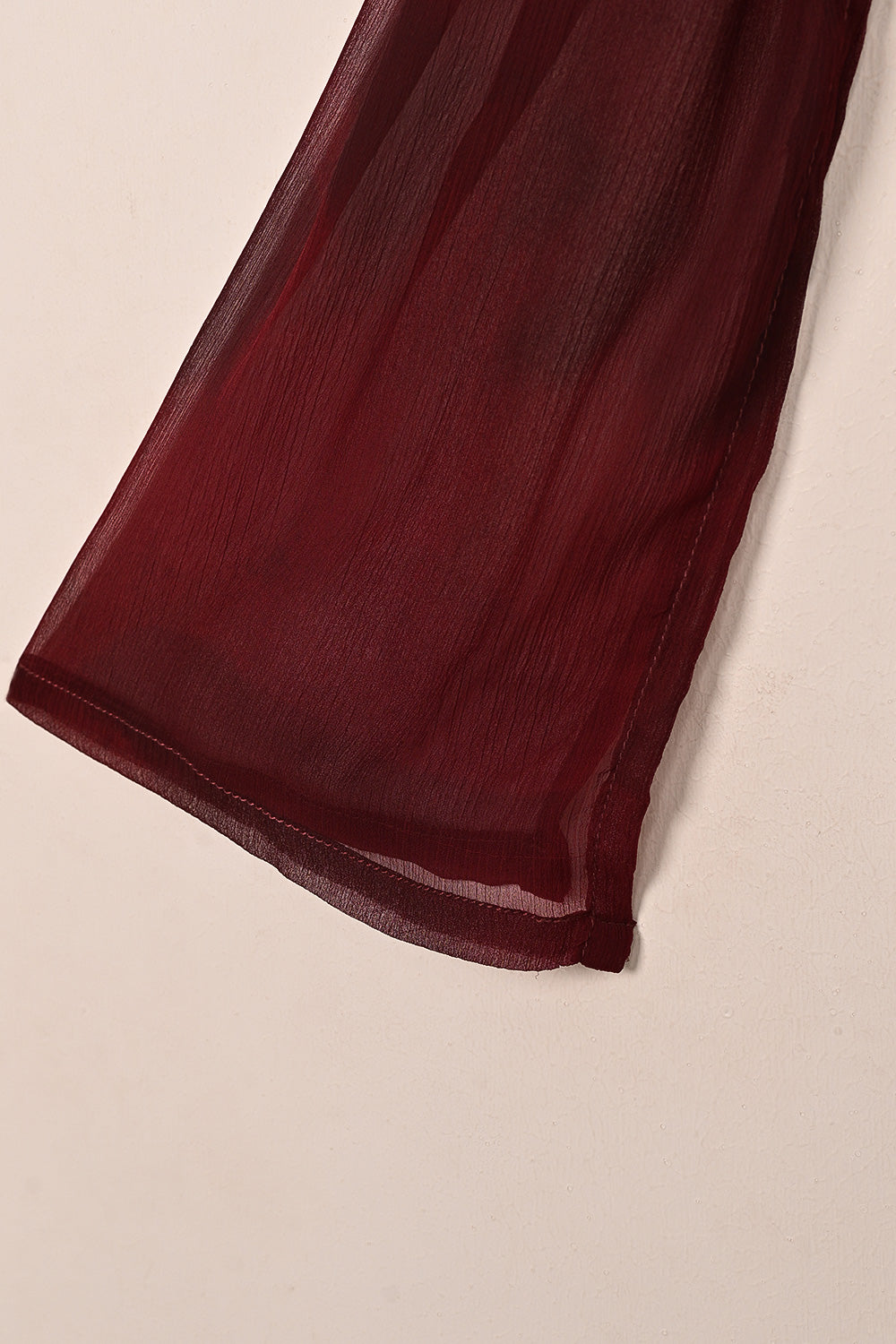 TKF-170-Maroon - Kids 3Pc Spray Contouring Chiffon Dress