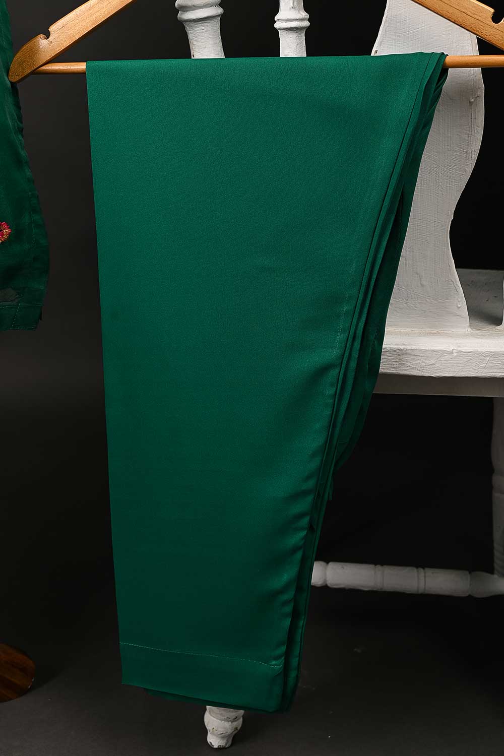 RTW-124-Green - 3Pc Stitched Organza Dress