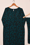 STP-201B-Turquoise - 2Pc Ready to Wear Printed Co-Ord Dress