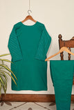 STP-175A-Green - 2PC EMBROIDERED COTTON