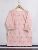 Cambric Embroidered Kurti - Glimps - T20-005-Pink