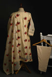 RTW-88-Skin -  3Pc Stitched Paper Cotton Printed Dress