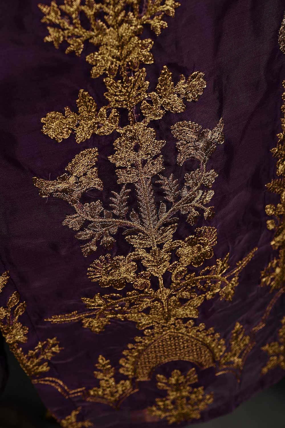 RTW-65-Purple -  3Pc Stitched Embroidered Organza Dress