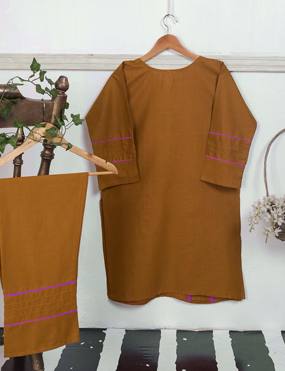 STP-024A-Brown - 2Pc Cotton Stitched