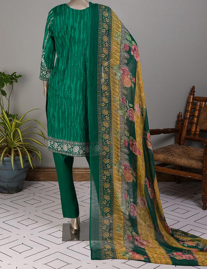 TMY-5A | Un-Stitched Embroidered Lawn Dress