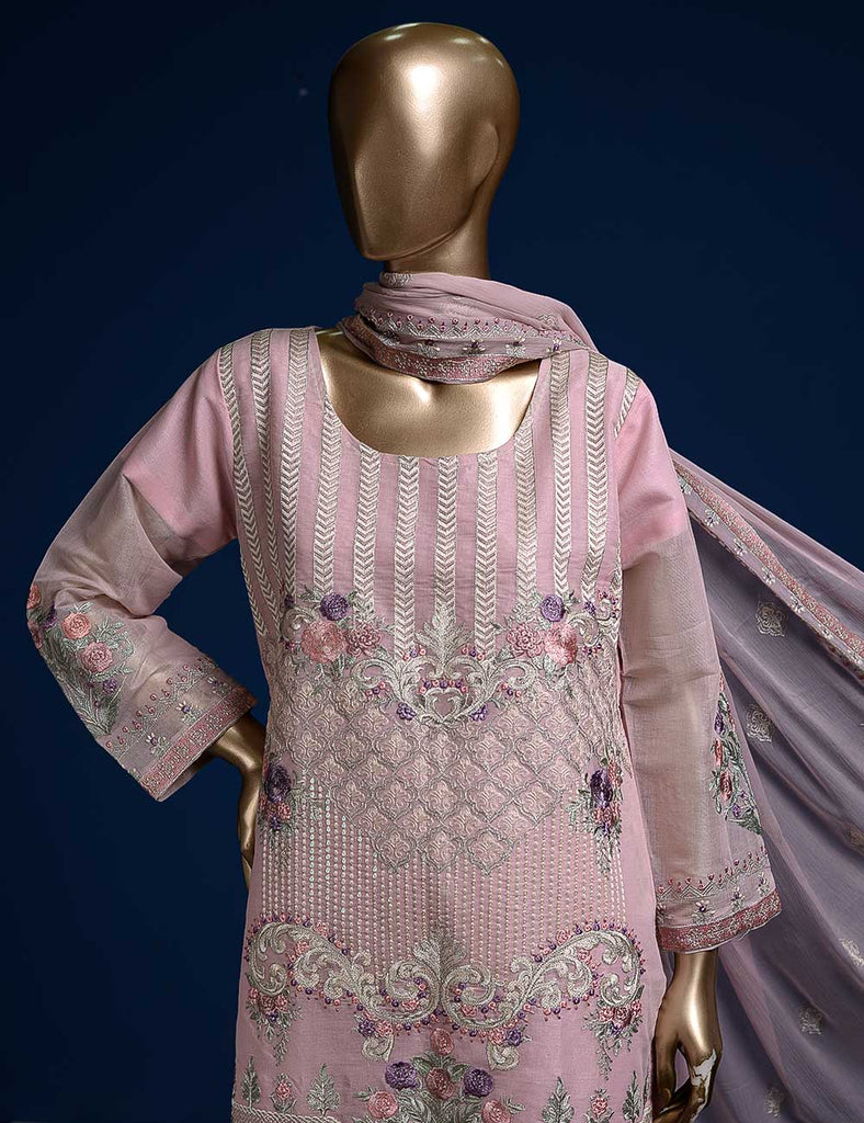 3 Pc Khaddi Lawn Unstitched Embroidered Dress (TP-10)