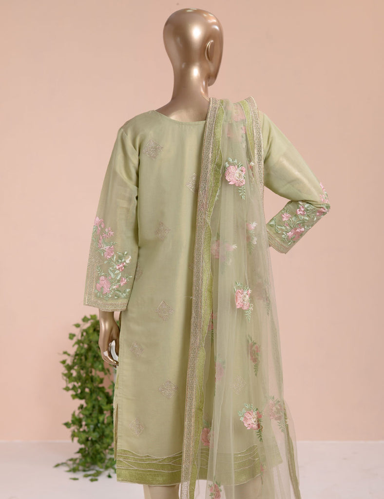 3 Pc Khaddi Lawn Unstitched Embroidered Dress (TP-14)