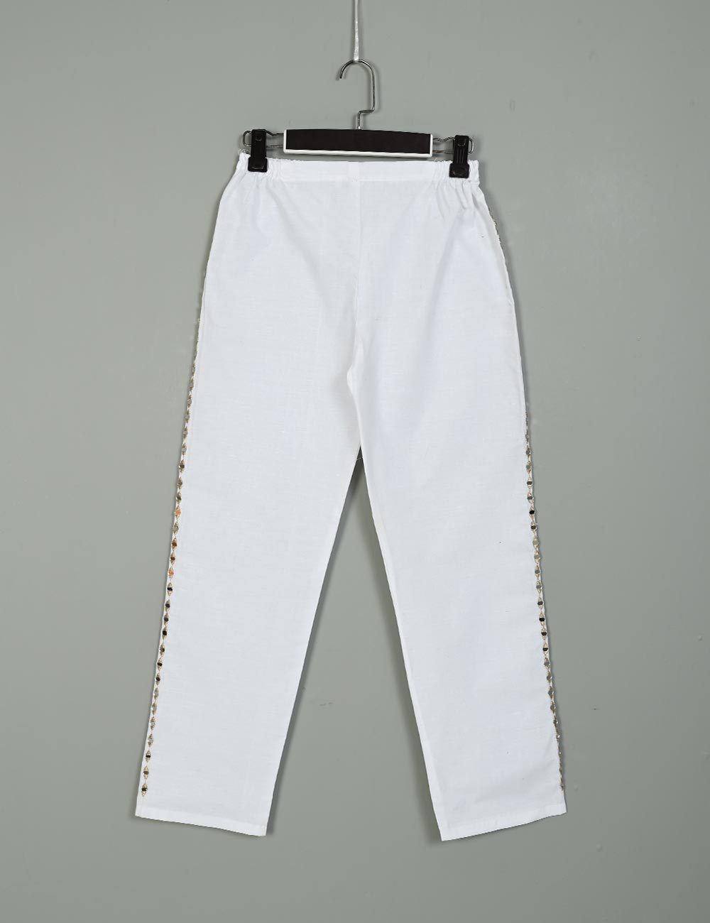 STC-14-White - Super Quality Polyester Cotton Trouser
