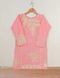 Cotton Embroidered Stitched Kurti - Sunbeam Glory (TS-029F-Pink)