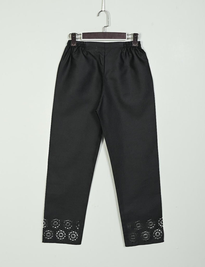 STC-07B-Black - Super Quality Polyester Cotton Trouser