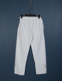 STC-08-White - Super Quality Polyester Cotton Trouser