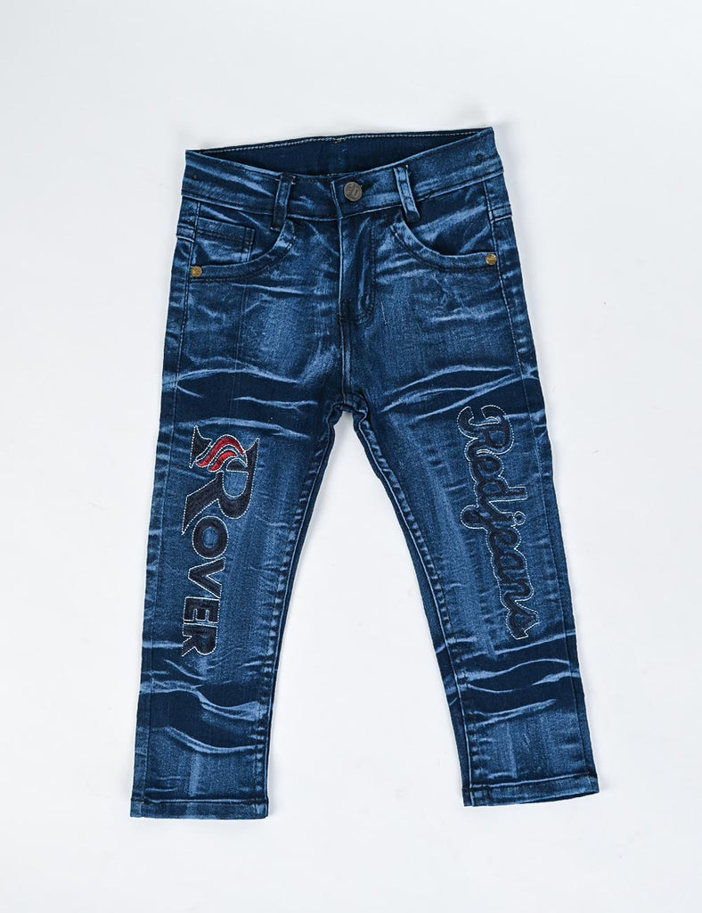 KDJ-01-NavyBlue - Denim Jeans For Kids