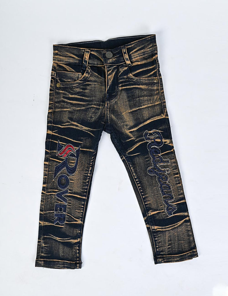 KDJ-03-Brown - Denim Jeans For Kids