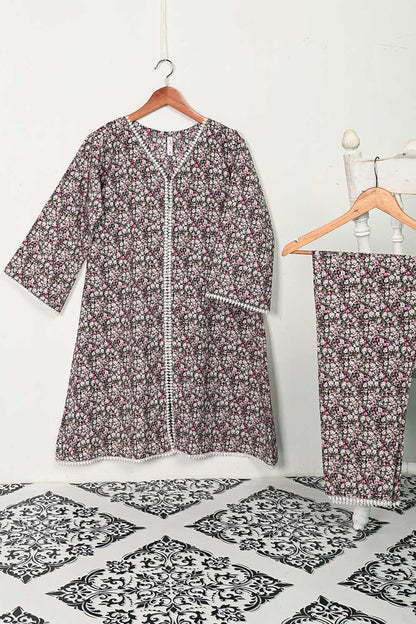 STP-117A-Multi - 2PC COTTON DIGITAL PRINTED STITCHED