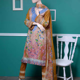 Un-stitched Embroidered Lawn (AY-1A) Floryn