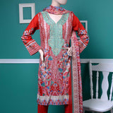 Un-stitched Embroidered Lawn (AY-1B) Floryn