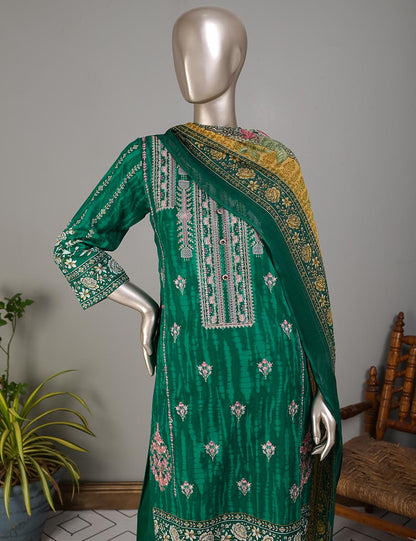 TMY-5A | Un-Stitched Embroidered Lawn Dress