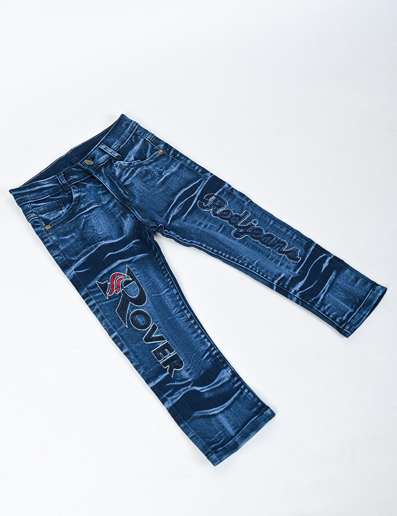 KDJ-01-NavyBlue - Denim Jeans For Kids