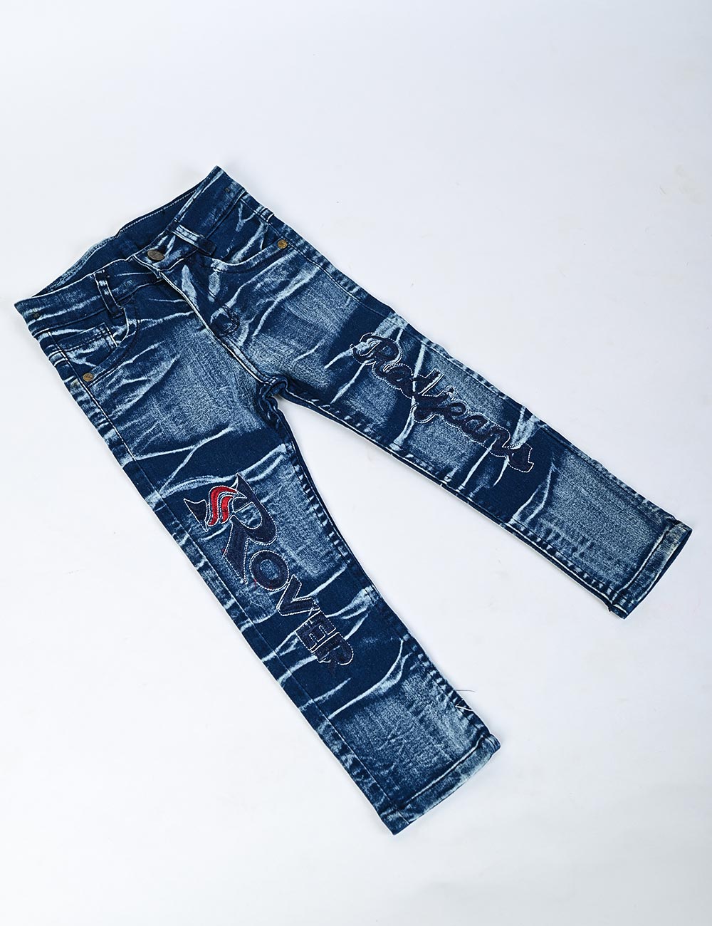 KDJ-02-Blue - Denim Jeans For Kids