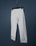 STC-09-White - Super Quality Polyester Cotton Trouser