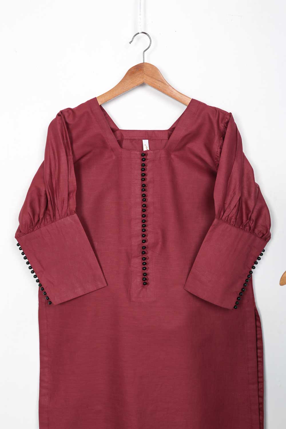 STP-095A-Maroon - 2PC COTTON STITCHED