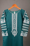 TS-141-Turquoise - Popsicle - Organza Embroidered Kurti