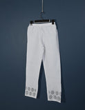 STC-07-White - Super Quality Polyester Cotton Trouser