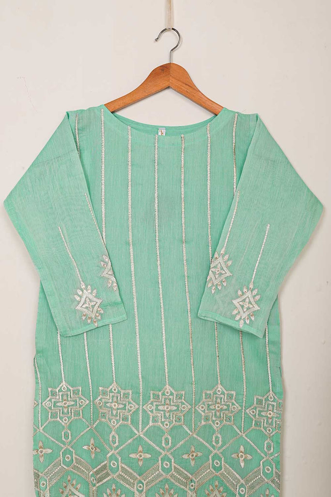 STP-047A-SeaGreen - 2PC PAPER COTTON STITCHED