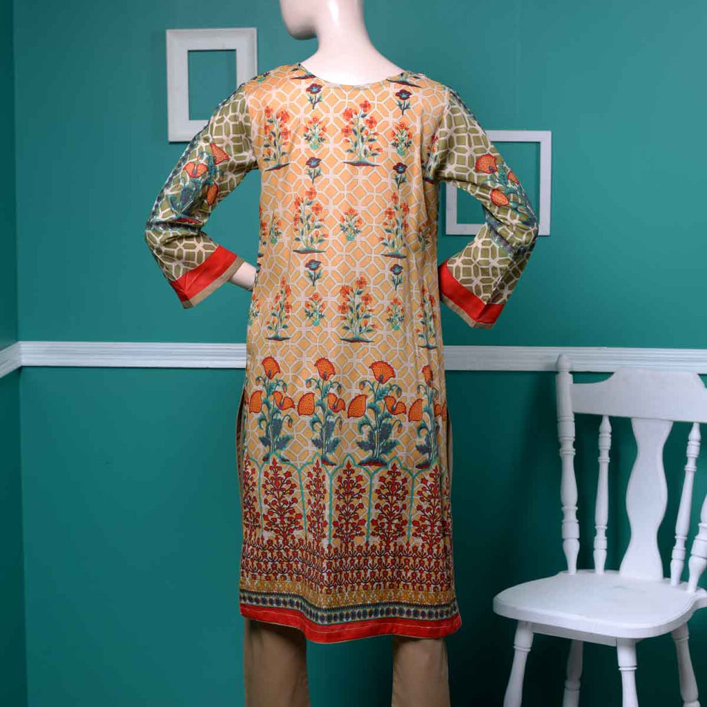Un-stitched Embroidered Lawn (AY-2B) Iris