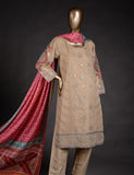 3 Pc Khaddi Lawn Unstitched Embroidered Dress (TP-20)