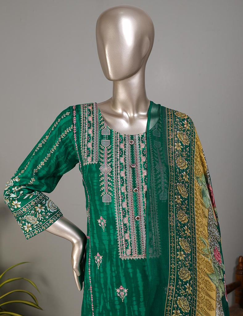 TMY-5A | Un-Stitched Embroidered Lawn Dress