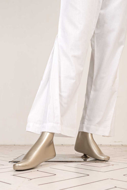 STC-21C-White - Super Quality Polyester Cotton Trouser