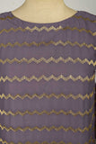 RTW-86-LightPurple -  3Pc Stitched Embroidered Chiffon Shirt
