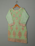 Paper Cotton Embroidered Stitched Kurti - Peachy Punch (TS-100-Pista Green)