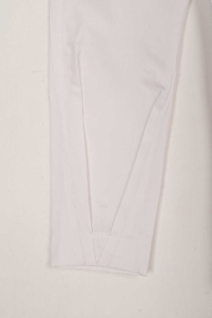 STC-20C-White - Super Quality Polyester Cotton Trouser