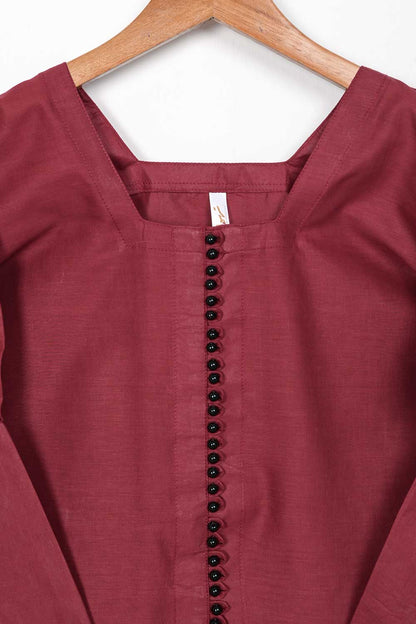 STP-095A-Maroon - 2PC COTTON STITCHED