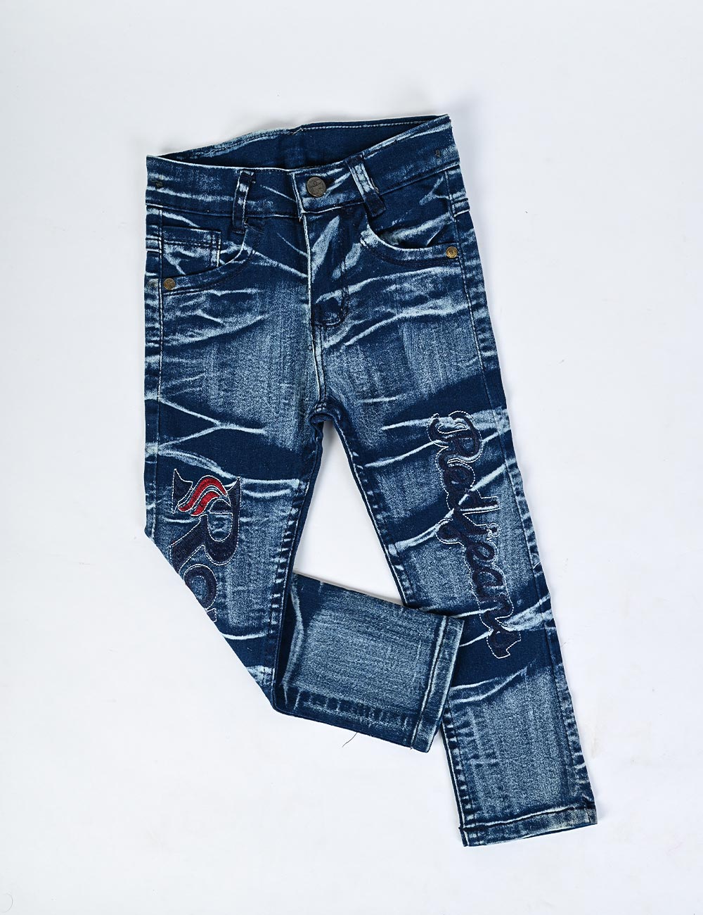 KDJ-02-Blue - Denim Jeans For Kids